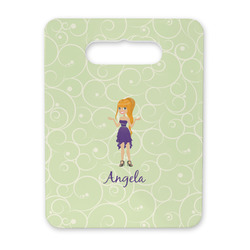 Custom Character (Woman) Rectangular Trivet with Handle (Personalized)