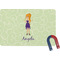 Custom Character (Woman) Rectangular Fridge Magnet (Personalized)