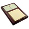 Custom Character (Woman) Red Mahogany Sticky Note Holder (Personalized)