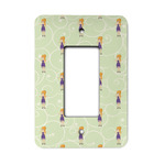 Custom Character (Woman) Rocker Style Light Switch Cover