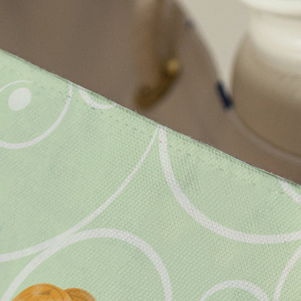 Custom Character (Woman) Large Rope Tote - Close Up View