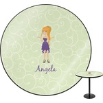 Custom Character (Woman) Round Table (Personalized)