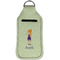 Custom Character (Woman) Sanitizer Holder Keychain - Large (Front)