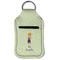 Custom Character (Woman) Sanitizer Holder Keychain - Small (Front Flat)