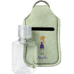 Custom Character (Woman) Hand Sanitizer & Keychain Holder - Small (Personalized)