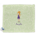 Custom Character (Woman) Security Blanket - Single Sided (Personalized)