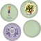 Custom Character (Woman) Set of Lunch / Dinner Plates