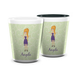 Custom Character (Woman) Ceramic Shot Glass - 1.5 oz (Personalized)