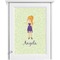 Custom Character (Woman) Single White Cabinet Decal