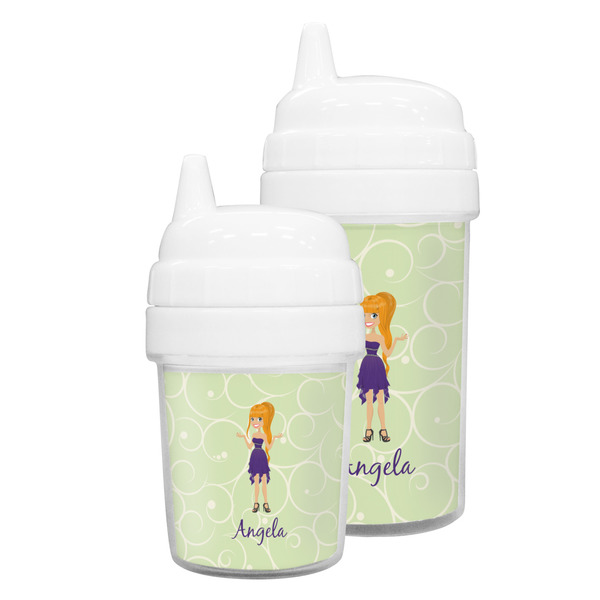 Custom Character (Woman) Sippy Cups
