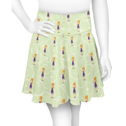 Custom Character (Woman) Skater Skirt - X Small (Personalized)