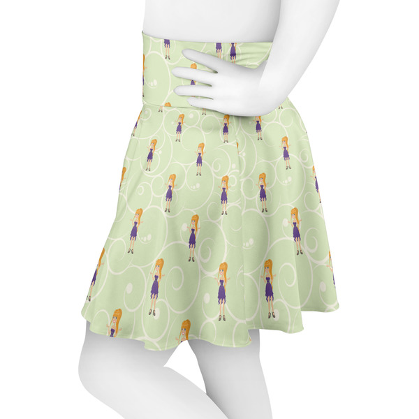 Custom Character (Woman) Skater Skirt - Side