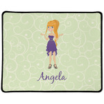 Custom Character (Woman) Large Gaming Mouse Pad - 12.5" x 10" (Personalized)