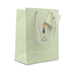 Custom Character (Woman) Small Gift Bag (Personalized)