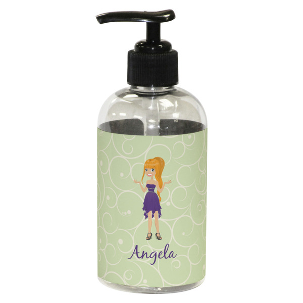 Custom Character (Woman) Small Soap/Lotion Bottle