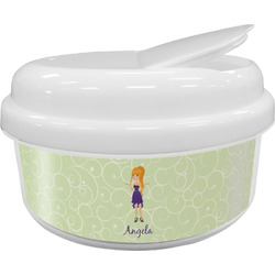 Custom Character (Woman) Snack Container (Personalized)