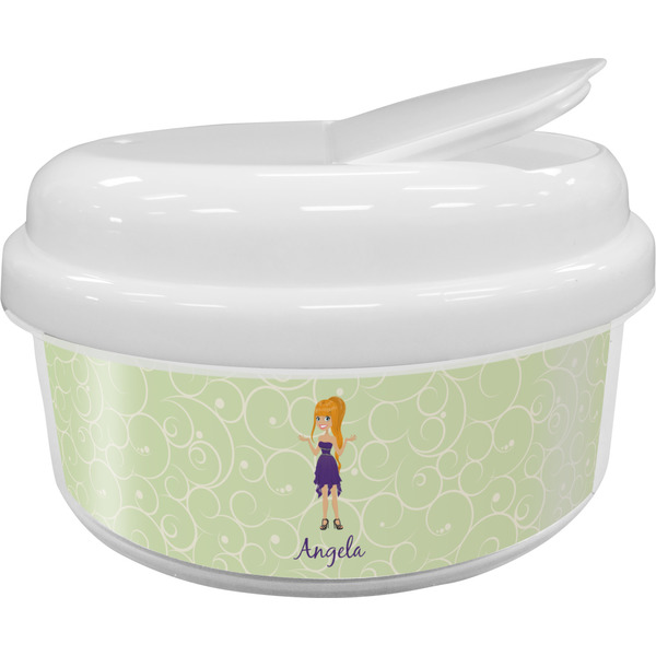 Custom Custom Character (Woman) Snack Container (Personalized)