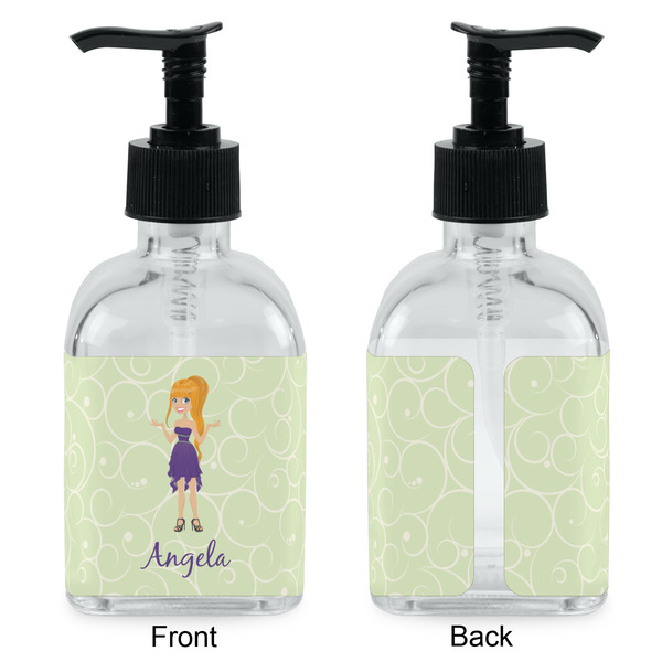 Custom Character (Woman) Glass Soap/Lotion Dispenser - Approval