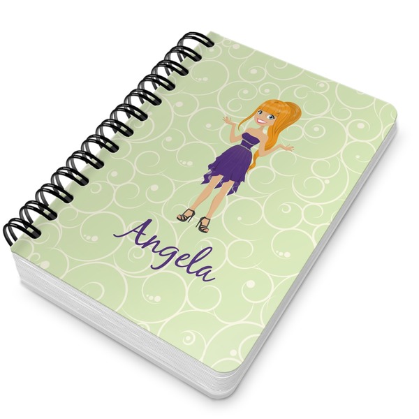 Custom Character (Woman) Spiral Journal 5 x 7 - Main