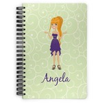 Custom Character (Woman) Spiral Notebook (Personalized)