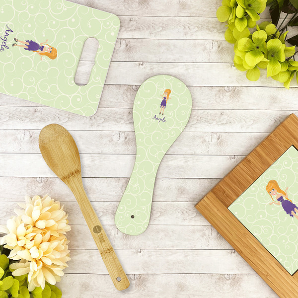 Custom Character (Woman) Spoon Rest Trivet - LIFESTYLE