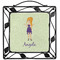 Custom Character (Woman) Square Trivet (Personalized)
