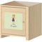 Custom Character (Woman) Square Wall Decal on Wooden Cabinet