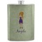 Custom Character (Woman) Stainless Steel Flask