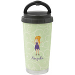 Custom Character (Woman) Stainless Steel Coffee Tumbler (Personalized)