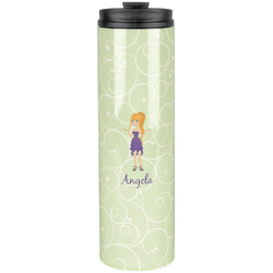 Custom Character (Woman) Stainless Steel Skinny Tumbler - 20 oz (Personalized)