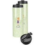 Custom Character (Woman) Stainless Steel Skinny Tumbler (Personalized)