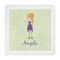 Custom Character (Woman) Decorative Paper Napkins (Personalized)