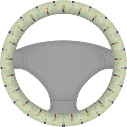 Custom Character (Woman) Steering Wheel Cover (Personalized)