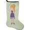 Custom Character (Woman) Holiday Stocking - Neoprene