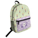 Custom Character (Woman) Student Backpack (Personalized)