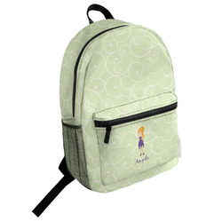 Custom Character (Woman) Student Backpack (Personalized)