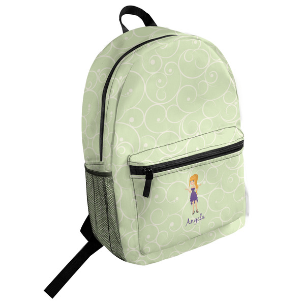 Custom Custom Character (Woman) Student Backpack (Personalized)