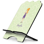 Custom Character (Woman) Stylized Tablet Stand w/ Name or Text