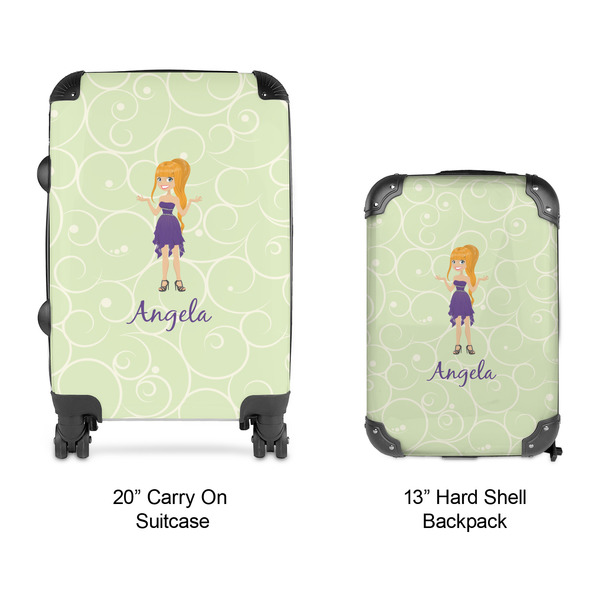 Custom Character (Woman) Suitcase Set 4 - APPROVAL