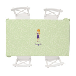 Custom Character (Woman) Tablecloth - 58"x102" (Personalized)