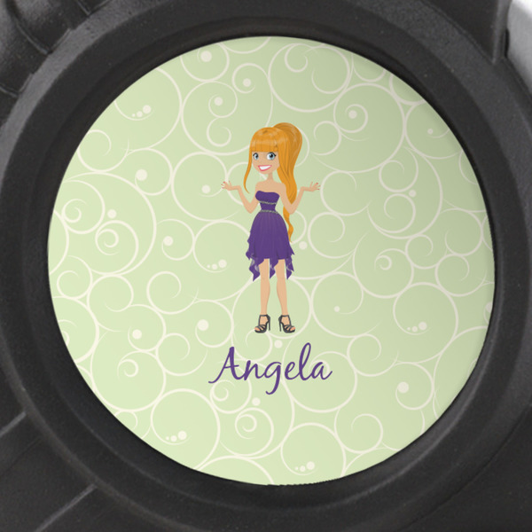 Custom Character (Woman) Tape Measure - 25ft - detail