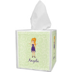 Custom Character (Woman) Tissue Box Cover (Personalized)