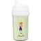Custom Character (Woman) Toddler Sippy Cup (Personalized)