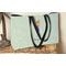 Custom Character (Woman) Tote w/Black Handles - Lifestyle View
