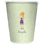Custom Character (Woman) Waste Basket (Personalized)