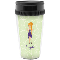 Custom Character (Woman) Acrylic Travel Mug without Handle (Personalized)