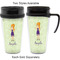 Custom Character (Woman) Travel Mugs - with & without Handle
