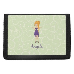 Custom Character (Woman) Trifold Wallet (Personalized)