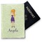 Custom Character (Woman) Vinyl Passport Holder (Personalized)