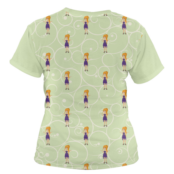 Custom Character (Woman) Women's T-shirt Back